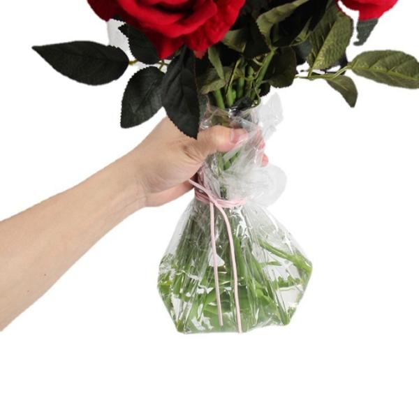 Bouquet Packing Paper Waterproof Gift Bouquets Transparent Cellophane Packaging Materials Many Colors for Fresh Flowers