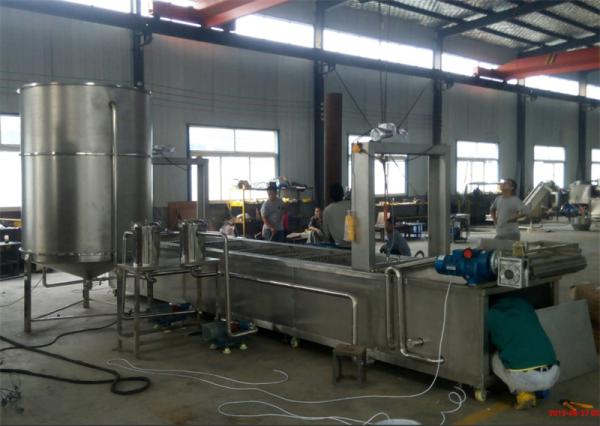 peanut frying line 1t/h, peanut frying machine，peanut seasoning machine