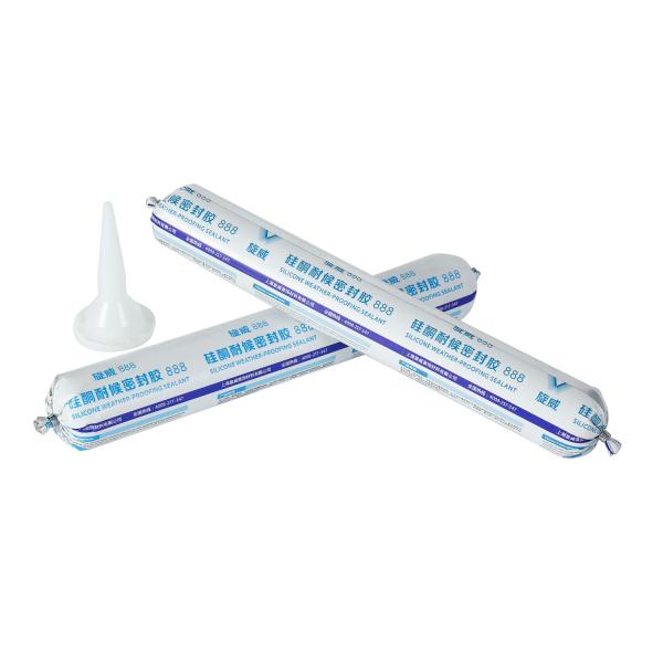 590ml Sausage Silicone Weatherproofing Sealant  / Exterior Cement Silicone Sealant