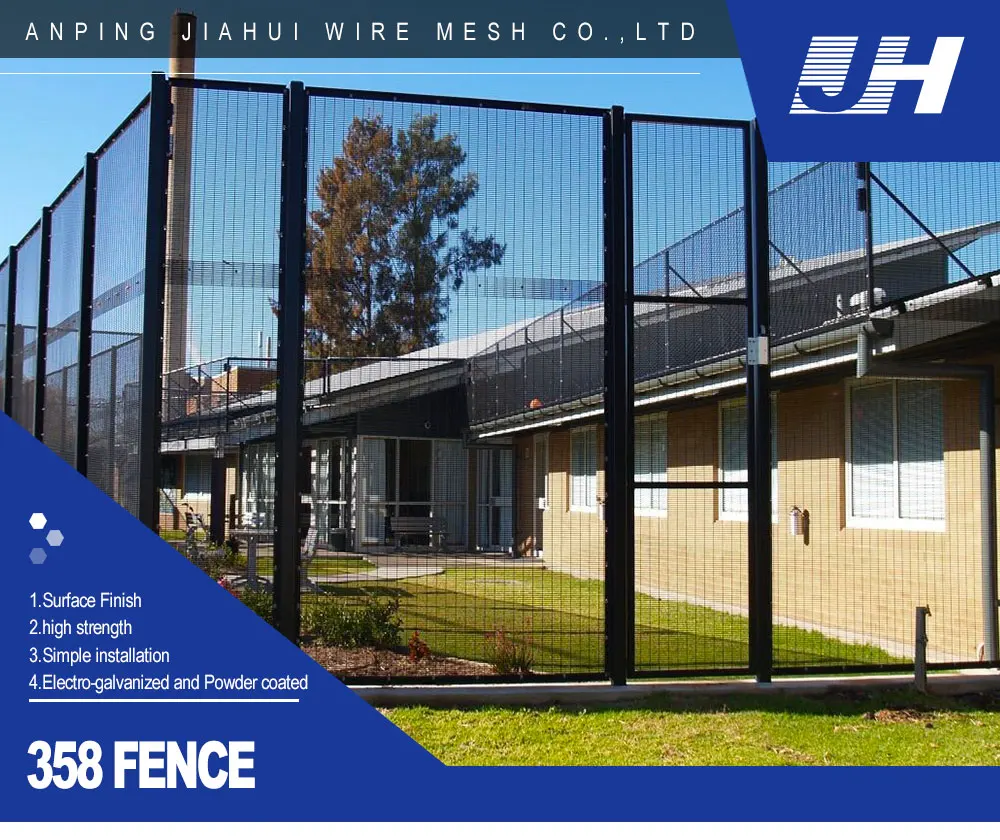 Anti Climb 358 Security Mesh Fence Featuring Tight Mesh Aperture to Prevent Unauthorized Access and Enhance Site Security