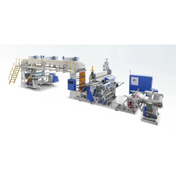 LDPE LLDPEのフィルムの押出機機械600-1000mm 185m/Min