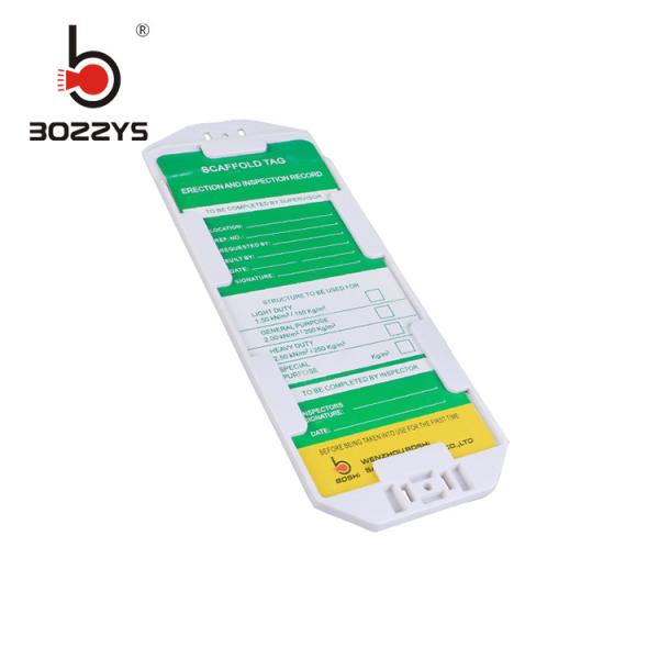 BOSHI High Quality ABS Engineering Plastic Safety Scaffolding Tags