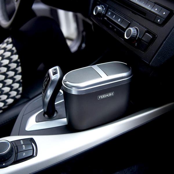 Multifunctional Car Seat Back Door Hanging Storage Box Plastic Trash Can & Garbage Bag Holder