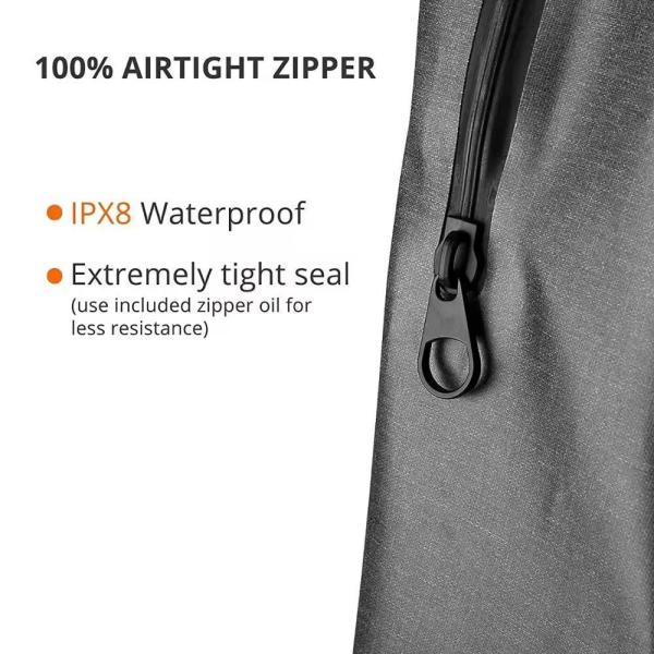 Backpack for Outdoor Camping Hiking IXP7 Waterproof TPU Airtight Zipper Backpack School Outdoor Travel Sport Gym Laptop Dry Duffel Ocean Camping Beach Bags