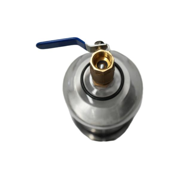 Assemblage de filtre à eau de nettoyage à haute pression pour les balayeurs-épurateurs et les camions d'assainissement, coque PC transparente, noyau inoxydable, filtration de précision, étanche aux fuites, économe en eau, durable