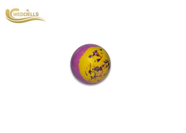 Natural Organic Fizzy CBD Petal Bath Bombs Colorful Bubble OEM Private Label