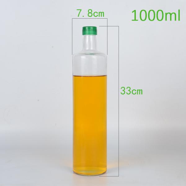Контейнер бутылки оливкового масла толстой стены стеклянный с затвором Споут/винта