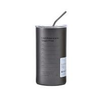 Coupe thermos isolée sous vide en acier inoxydable avec paillettes pour les boissons froides et chaudes