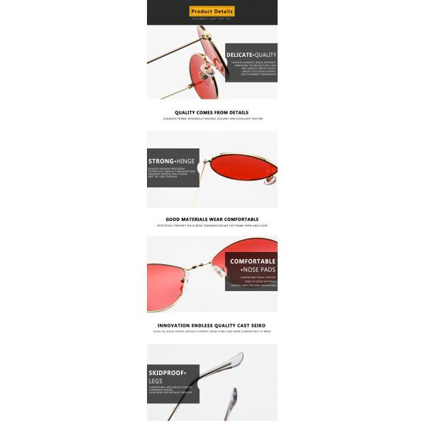 Metal Frame Hot Sale Sunglasses Old Fashioned Classic Star UV400