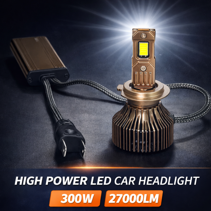 Auto Lighting Systems Led Headlight High Quality Led Headlight Bulb H7 300W Car Led Headlight 27000Lm