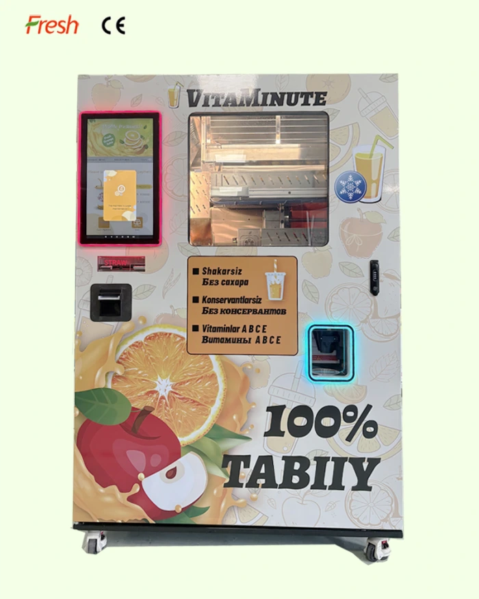 Mixed fruit juice vending machine