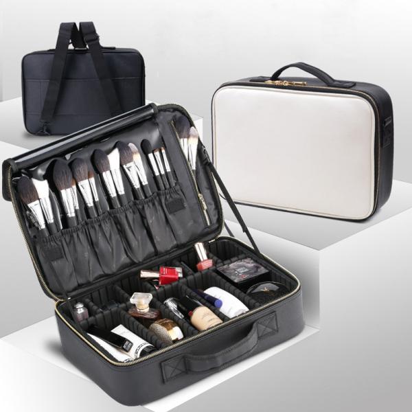 Multifunctional L38*D10*H27CM Makeup Bag Case With Handle