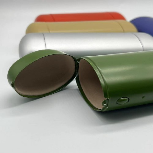 EVA Light Green Aluminum Sunglasses Storage Case Resist Compression Eyeglass