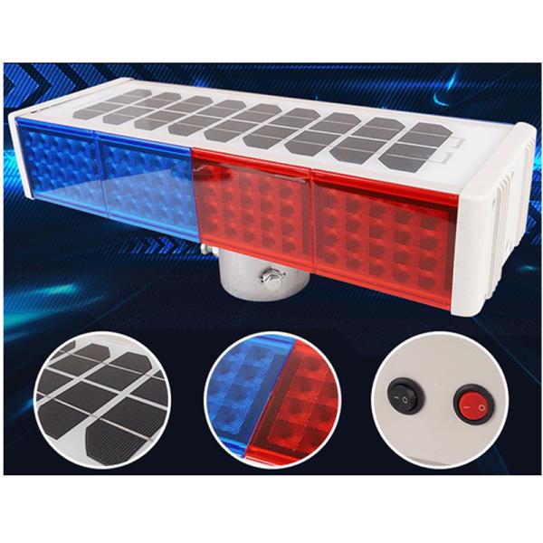 780nm Solar Flashing Warning Lights LED Strobe Light For Electronic Police
