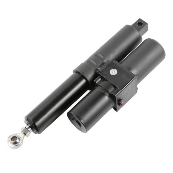 atuador elétrico hidráulico 12VDC, elevador linear 4inch 6000N do cilindro hidráulico