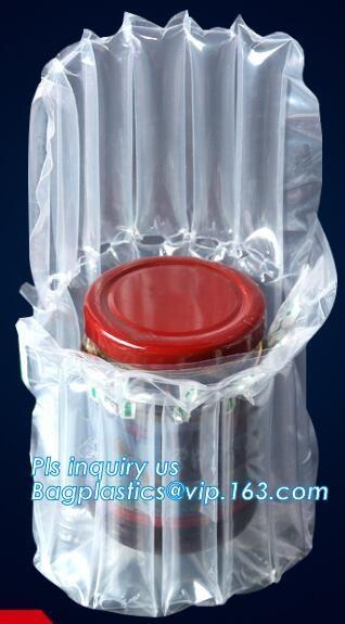 inflatable air bag for wine bottle, wine bottle air bag transport protective shock resistant cushion hand bag packaging,