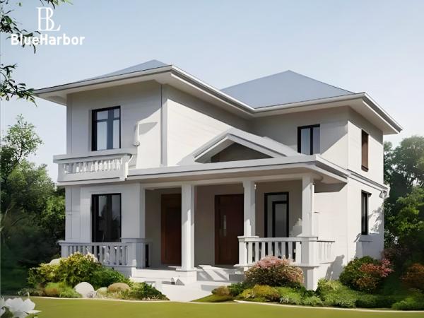 Light Gauge Prefab Steel House Custom Prefabricated Steel Villas