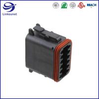 Enchufe de la encrespadura de la fila de DT06 IP68 2 	Conectores de TE Connectivity amperio para el equipo industrial