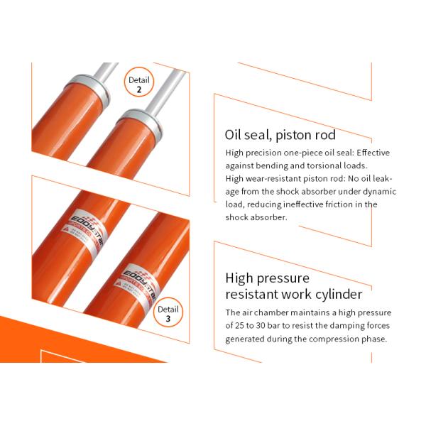 Алюминиевый амортизатор Volkswagen остается стабильным и безопасным для VW GOLF 6