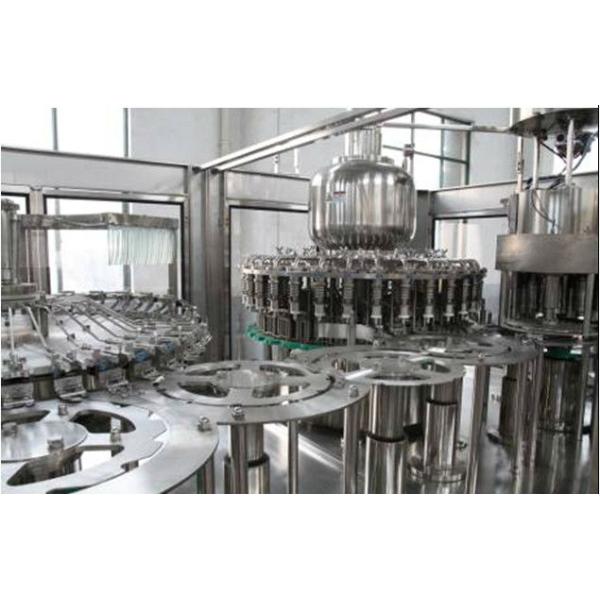 Hot Water 3 In 1 Filling Machine With Hanging Type Conveying - Bottle Structure