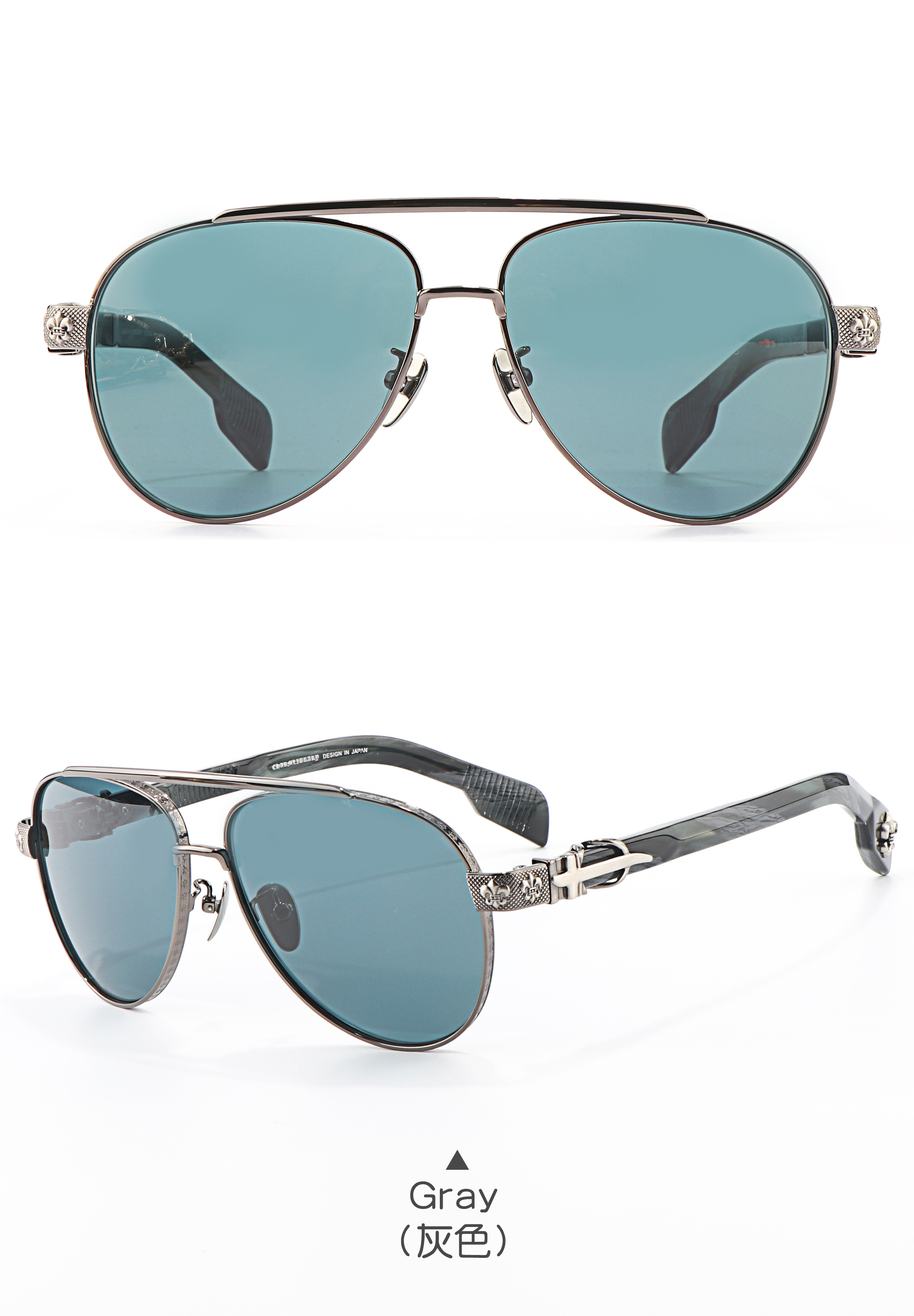 Uv protection Premium Funny Y2kLuxury Pilot Vintage Titanium Acetate Women 2025 China Sunglasses Manufacturers Cricket for Men
