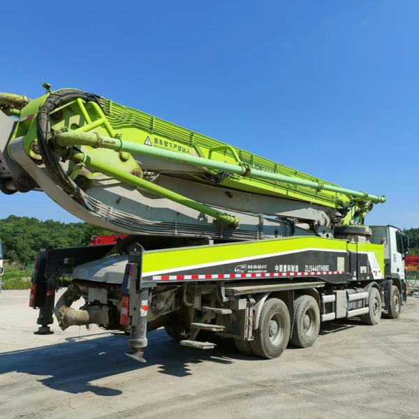 Hydraulic Zoomlion Second Hand Concrete Pumps Diesel 400L 49m