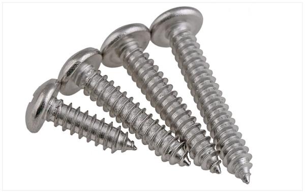 Stainless Steel Phillips Rounded Head Screws for Sheet Metal DIN7981 Pan Head Phillips Drive Tapping Screws