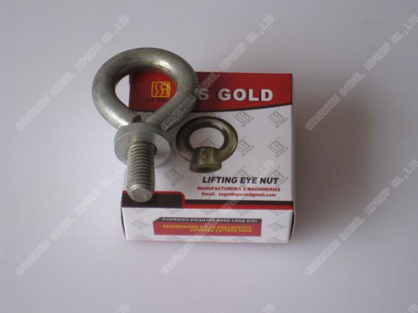 Silver Lifting eye -nut and bolt  Agricultural Machinery Spare Parts R175A Nut Electric Galvanized