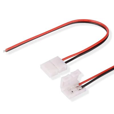 8mm LED Connectors 2 Pin Free Solder Single Color LED Strip Light Quick Connector