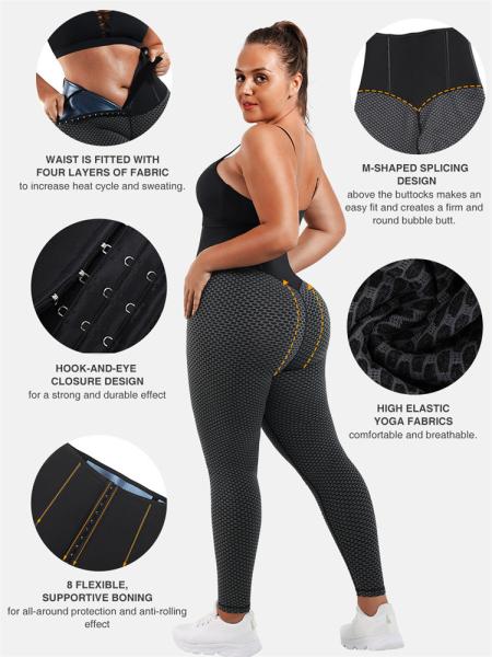 Shapers Neoprene Tummy Control Corset Waist Trainer Leggings with 30%Spandex 70%Nylon