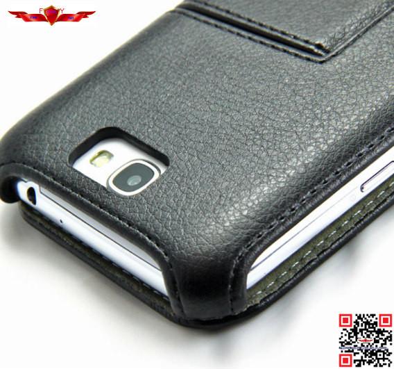 100% Quality Guaranteed PU Leather Cover Cases For Samsung Galaxy Note 2 N7100 UltimateFit
