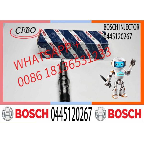 Высококачественный 0445120267 0445 120 267 0 445 120 267 Дизельный топливный инжектор Common Rail Injector Injection Nozzle для Bosch CUMMINS