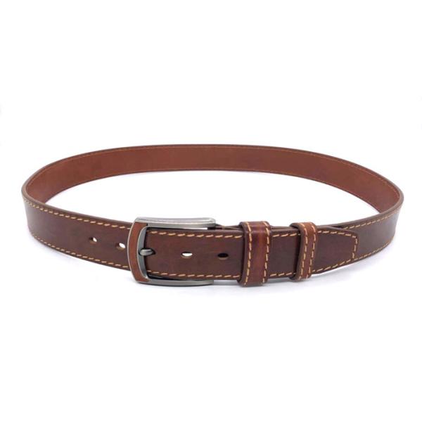 Outdoor Retro Needle Buckle 3.8cm Mens Casual Leather Belt