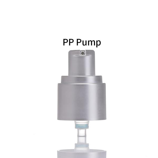 Garrafa transparente redonda 30ml cosmético 50ml 90ml da bomba de vácuo