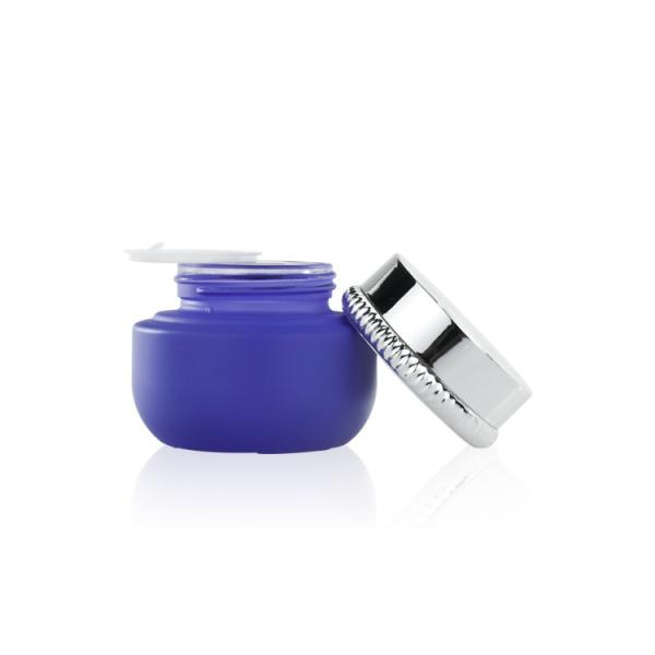 Garrafas 30ml-120ml cosméticas luxuosas de empacotamento cosméticas vazias do roxo feito sob encomenda