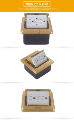 Waterproof Pop Up Floor Socket 16A Floor Mounted Socket