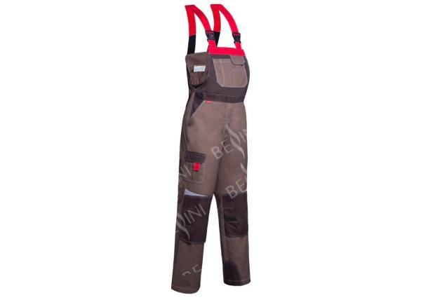Coffee Contrast Colors Safety Work Clothes / Reflective Safety Workwear