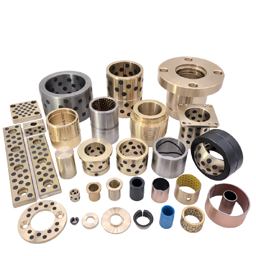 Oil-Free Bushing Square Flange Graphite Bronze Bushing