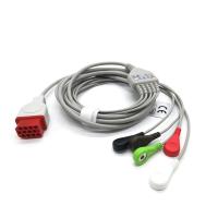 12 cabo paciente Compatable do Pin 5leads ECG com Bionet BM5 BM7