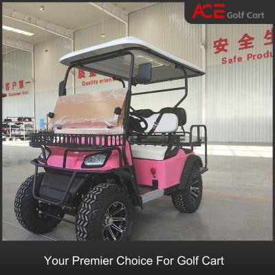 Customized Carbon Steel Chassis Electric Hunting Carts With Reverse Alarm System