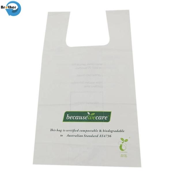 100% Biodegradable and Compostable Kitchen Waste Trash Bags on Roll Corn Starch Disposal Garbage Bags Match to En13432