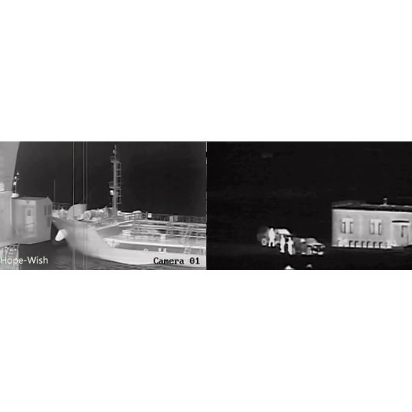 Processamento de imagens térmico da câmera SDE Digitas da longa distância exterior da segurança