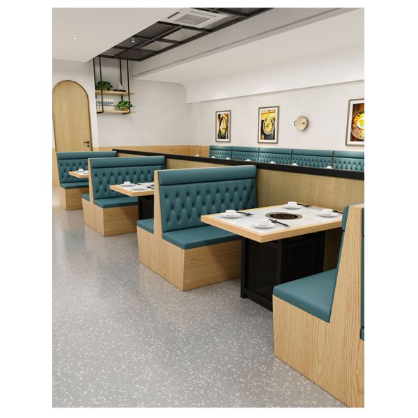 Modern Luxury Coffee Shop Furniture Restaurant Booths Furniture Supplier Restaurant Furniture