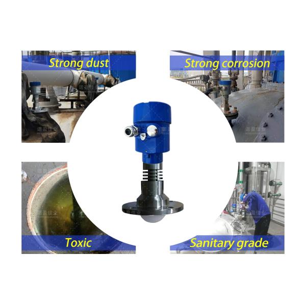 High Frequency Radar Level Transmitter Meter Wave Radar Solid Level Sensor 80G radar level meter 0~30 meters