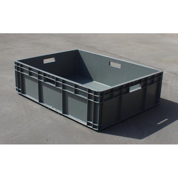 Bandeja plástica das caixas de armazenamento do Euro de 800*600*230 milímetro para o armazenamento industrial