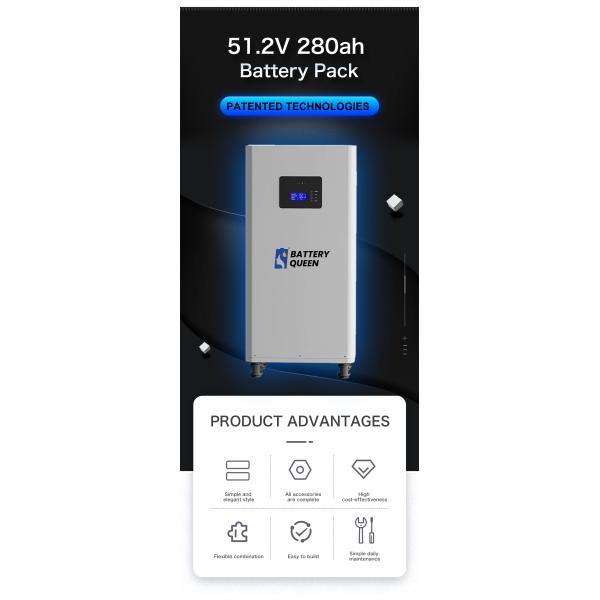 16 дом наборов 200A BMS батареи КАНУНА LF280K 51.2V 280ah DIY Lifepo4 ПК стоя солнечный