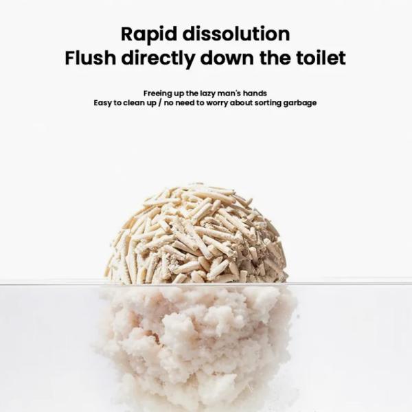 Low Dust Premium Tofu Cat Litter Environmentally Friendly Tofu Pellets