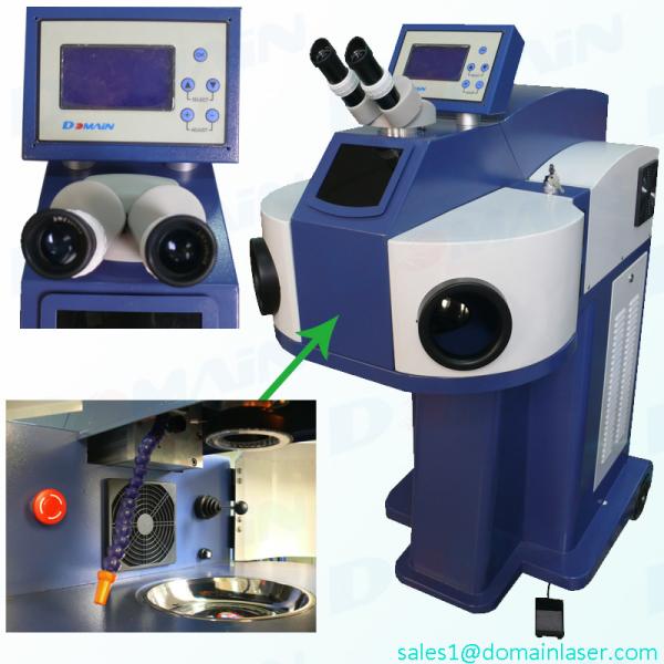 YAG Laser Type Jewelry Laser Welding Machine With Inbuilt Water Cooling System