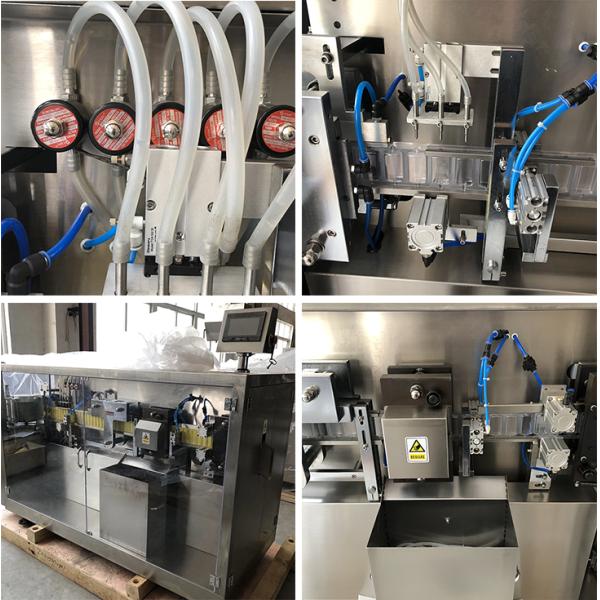 automático giratório plástico do copo PBF da máquina de enchimento da ampola 1200kgs