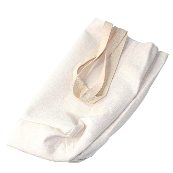 Practical Sublimation Tote Bag Large Capacity Personalized Blank White Linen Sublimation Shopping Bags